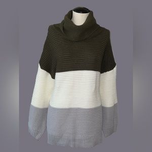 Knit Cowl Neck Sweater